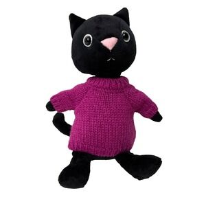 Authentic Jellycat FUCHSIA KNITTEN KITTEN Cat Sweater 9"